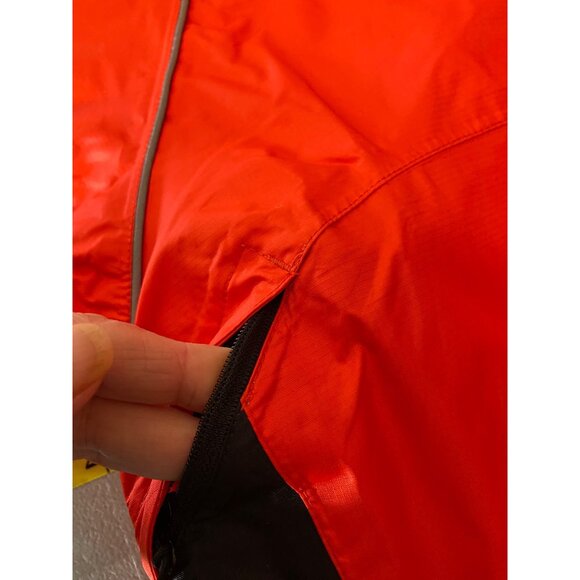 Showers Pass Waterproof Cycling Jacket Orange With Reflective Accents Medium - Picture 6 of 12